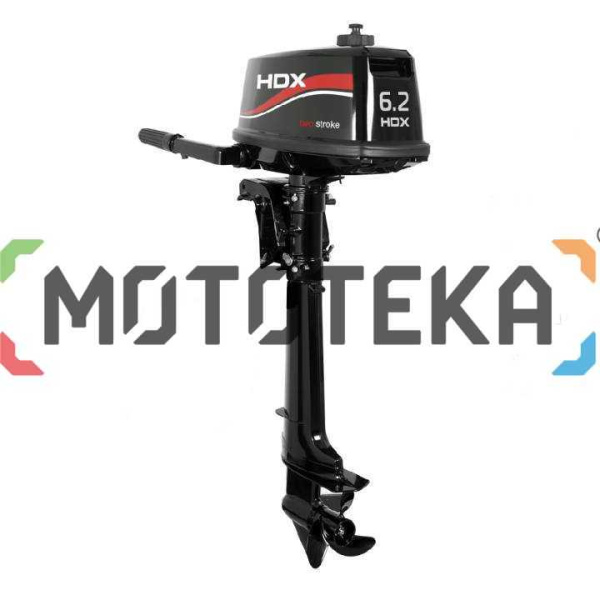 Лодочный мотор HDX R series T 6.2 BMS (с топливным баком 12л)